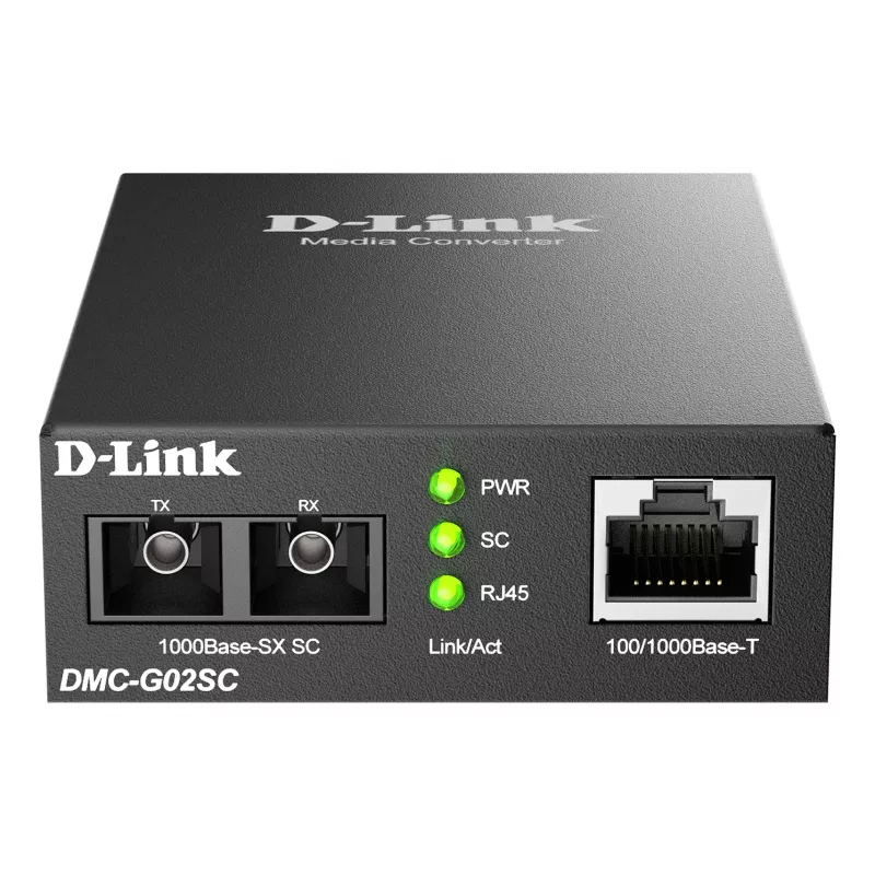 D-Link 100/1000Base-T į 1000Base-SX SC daugiamodis medijos keitiklis (550 m)