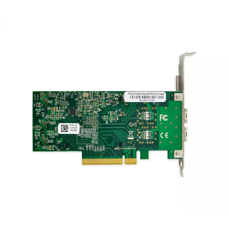 Digitus 2 prievadų 25 Gigabit Ethernet tinklo plokštė SFP28 PCI Express su Mellanox mikroschema