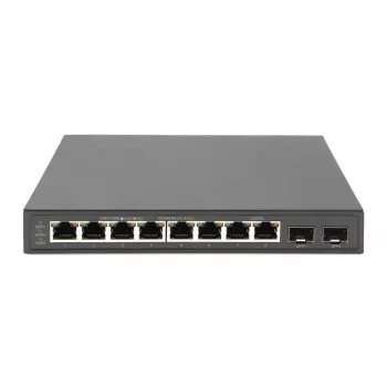 Nevaldomas jungiklis Digitus 8 prievadų Gigabit + 2 Gigabit SFP