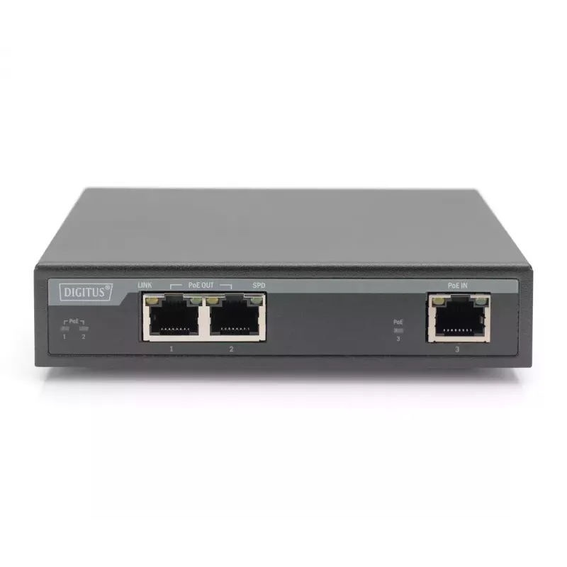 2 prievadų Gigabit 4PPoE plėtiklis Digitus DN-95127-1