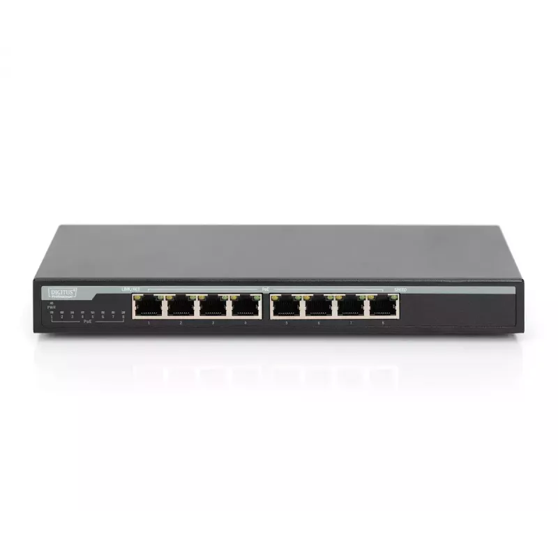 Nevaldomas jungiklis Digitus DN-95340 8 prievadų Gigabit tinklo jungiklis