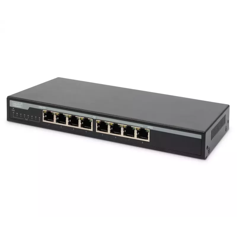 Nevaldomas jungiklis Digitus DN-95340 8 prievadų Gigabit tinklo jungiklis