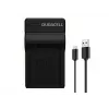 Duracell skaitmeninio fotoaparato akumuliatoriaus įkroviklis, USB, vidinis akumuliatoriaus įkroviklis, Olympus BLN-1, juodas, 5 V, 5 V