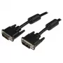 StarTech.com 5 m DVI-D Single Link laidas - M/M, 5 m, DVI-D, DVI-D, Vyriška, Vyriška, Juoda