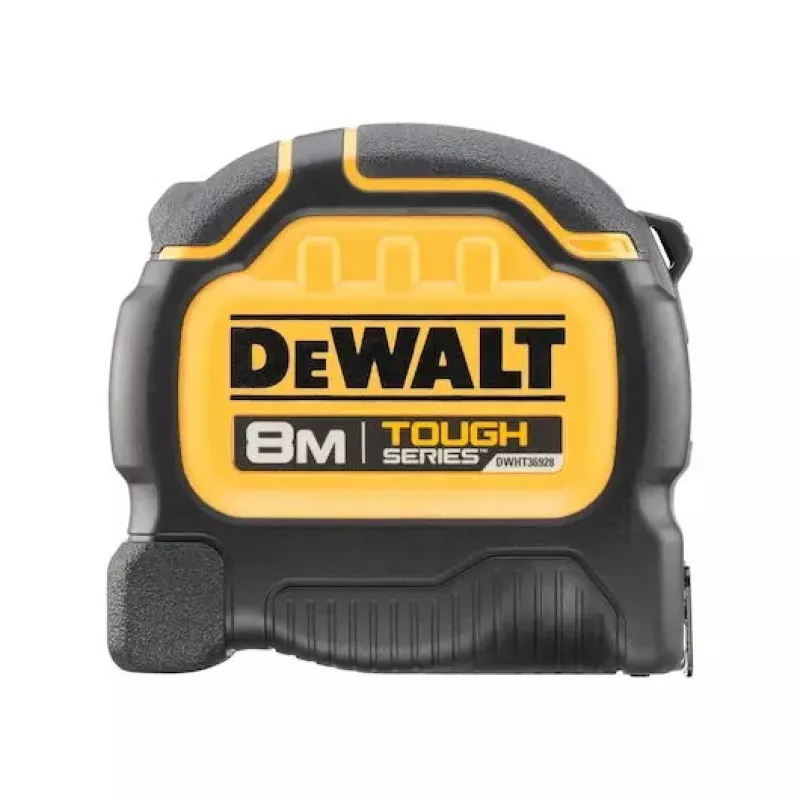 Matavimo juosta DeWALT DWHT36928-0 8 m juoda geltona plotis 60 mm