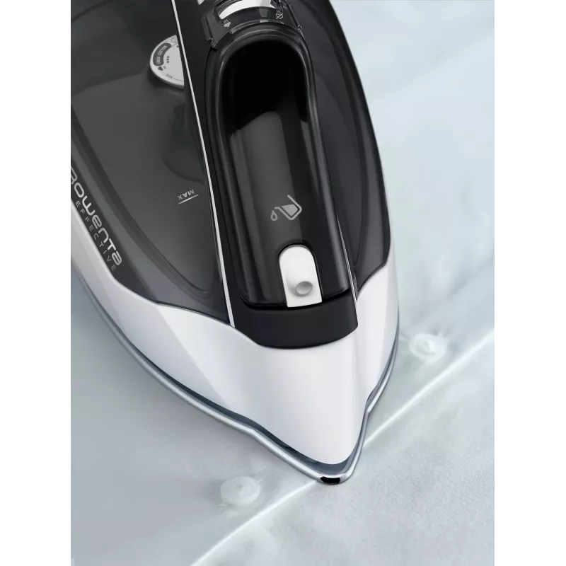 Rowenta DX1530 sausas ir garinis lygintuvas, nerūdijančio plieno padas, 2200 W, juodas