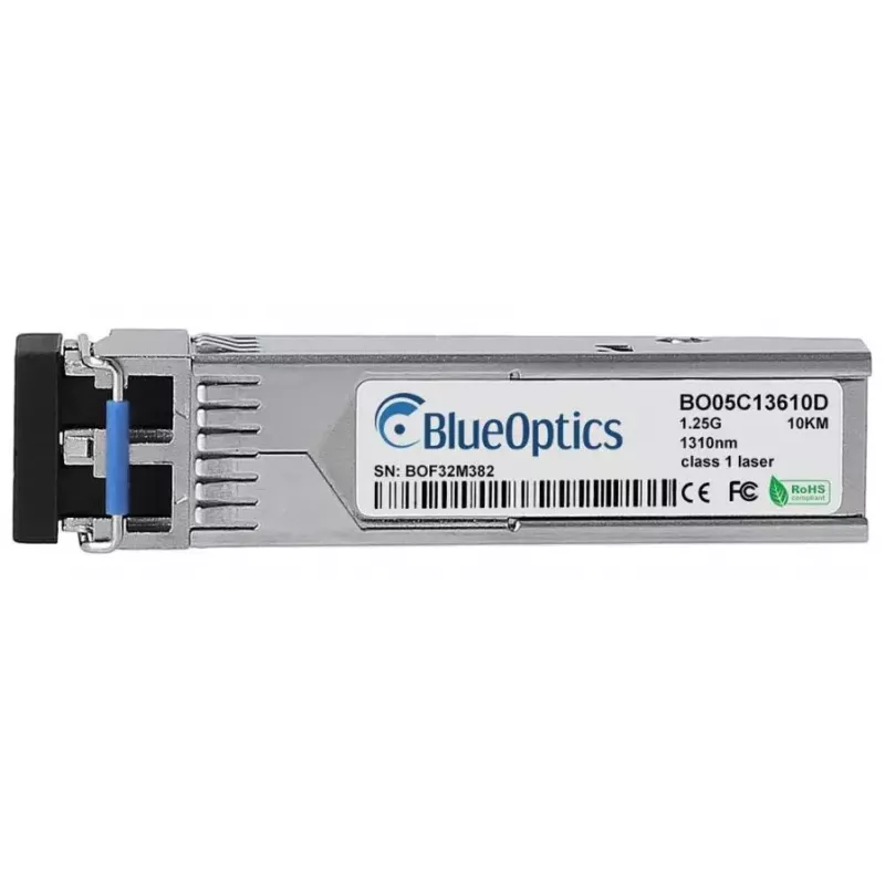 Skaidulinio optinio signalo siųstuvas-imtuvas SFP BlueOptics E1MG-LX-BO 10000 m aliuminis