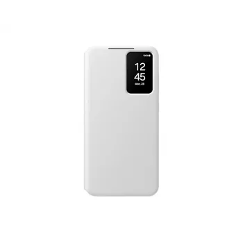 Atverčiamas dėklas Samsung Galaxy S24+ baltas 6,7 colio 1 kortelės kišenėlė