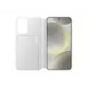 Atverčiamas dėklas Samsung Galaxy S24+ baltas 6,7 colio 1 kortelės kišenėlė