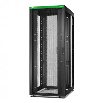 APC Easy Rack, 42U, juodas, su stogu, ratukais, kojelėmis, 4 laikikliais ir dugnu, be šoninių plokščių, 1991A x 800P x 1200G mm