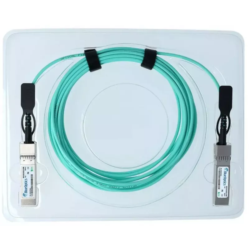 „BlueOptics ET5402-AOC-2M-BO“ optinis laidas InfiniBand / šviesolaidis SFP+ aqua spalvos 2 m kištukas–kištukas