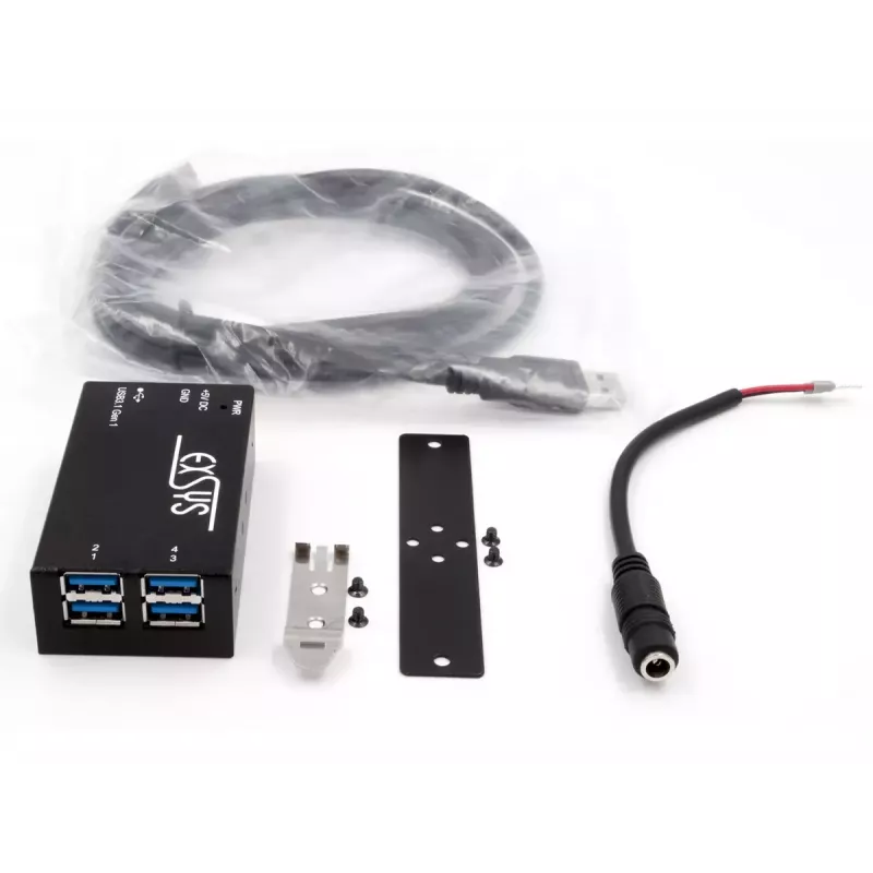 Sąsajos šakotuvas EXSYS EX-1180HMS USB 3.2 Gen 1 Type-B