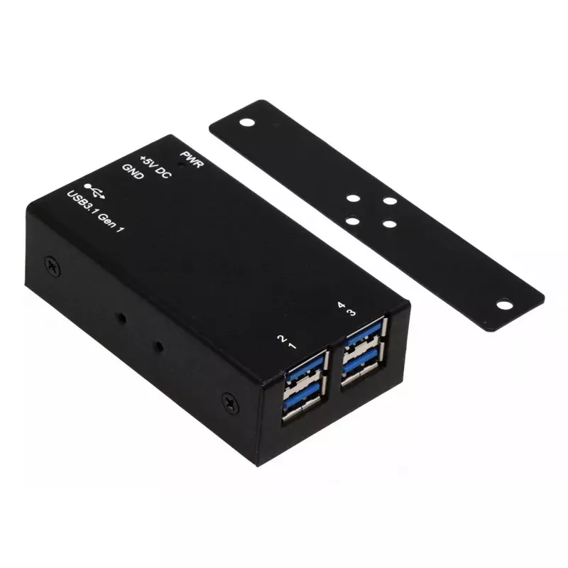 Sąsajos šakotuvas EXSYS EX-1180HMS USB 3.2 Gen 1 Type-B