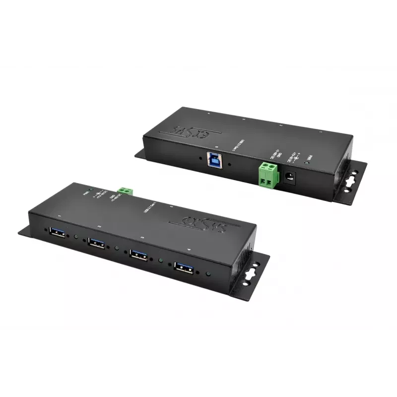 EXSYS EX-1183HMVS-2 USB Hub 3.2 Gen 1 Type-B 5000 Mbit/s Juoda