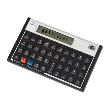 HP 12c skaičiuotuvas Stalinis Finansinis Aliuminis, juodas