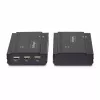 StarTech.com DisplayPort KVM ilgintuvas per šviesolaidį, 4K 60Hz, konsolės ilgintuvo rinkinys, iki 984 pėdų/300 m (daugiamodis) su iš anksto įmontuotais SFP+ moduliais, 3x USB HID