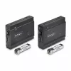 StarTech.com DisplayPort KVM ilgintuvas per šviesolaidį, 4K 60Hz, konsolės ilgintuvo rinkinys, iki 984 pėdų/300 m (daugiamodis) su iš anksto įmontuotais SFP+ moduliais, 3x USB HID