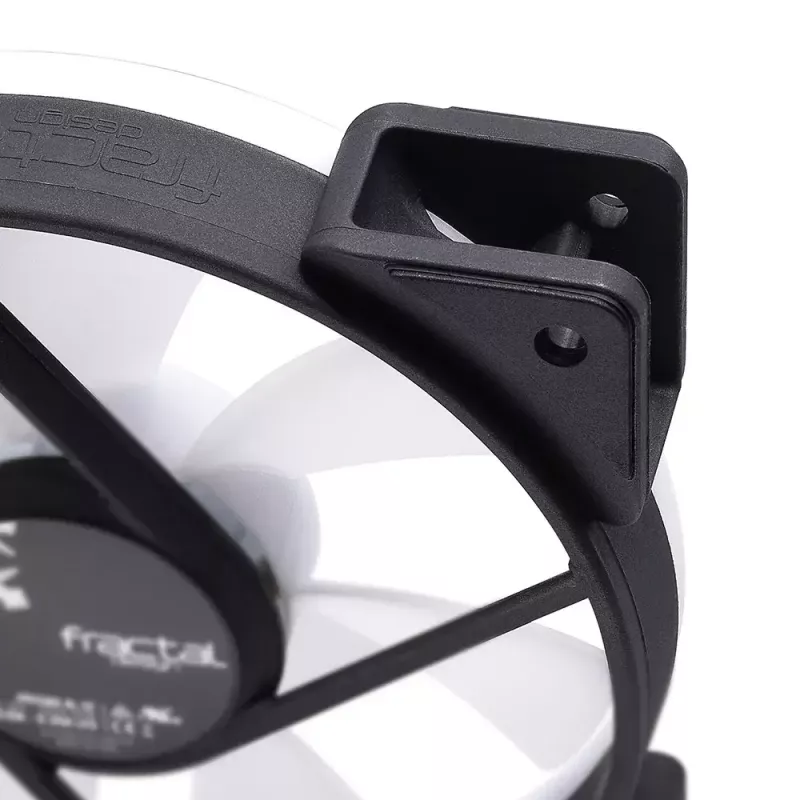 Ventiliatorius Fractal Design Prisma AL-12 12 cm juoda balta