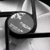 Ventiliatorius Fractal Design Prisma AL-12 12 cm juoda balta