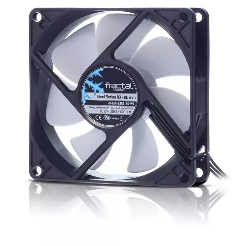 Ventiliatorius Fractal Design Silent Series R3 80 mm