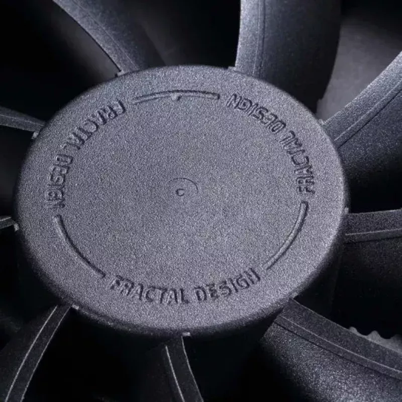 14 cm kompiuterio korpuso ventiliatorius Fractal Design Venturi HF-14 — 140 mm, 1200 RPM, 118.2 cfm, FDB, 12 V, 25 mm storis
