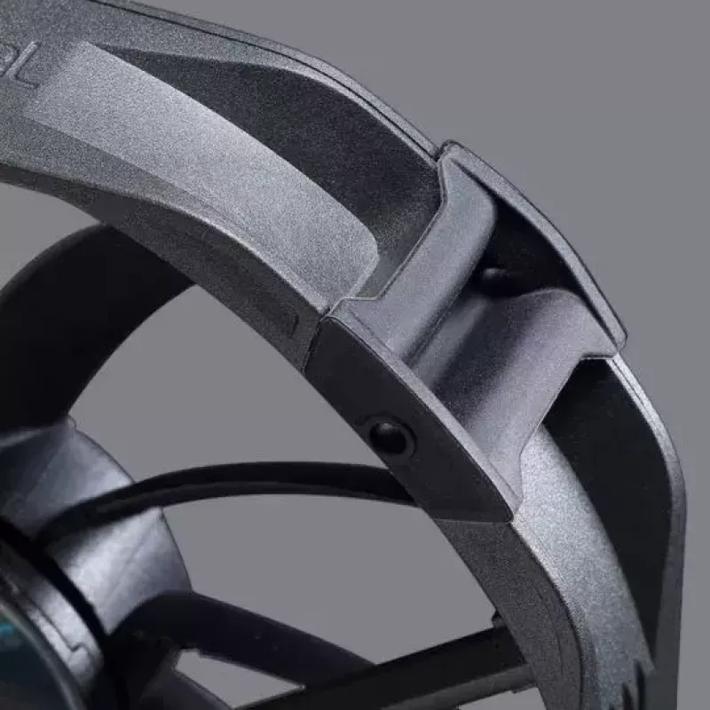 14 cm kompiuterio korpuso ventiliatorius Fractal Design Venturi HF-14 — 140 mm, 1200 RPM, 118.2 cfm, FDB, 12 V, 25 mm storis
