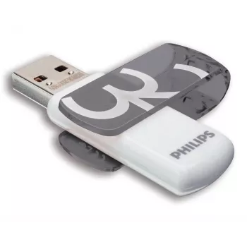 Philips USB atmintinė FM32FD05B/00, 32 GB, USB Type-A, 2.0, 18 MB/s, dangtelis, oranžinė, balta