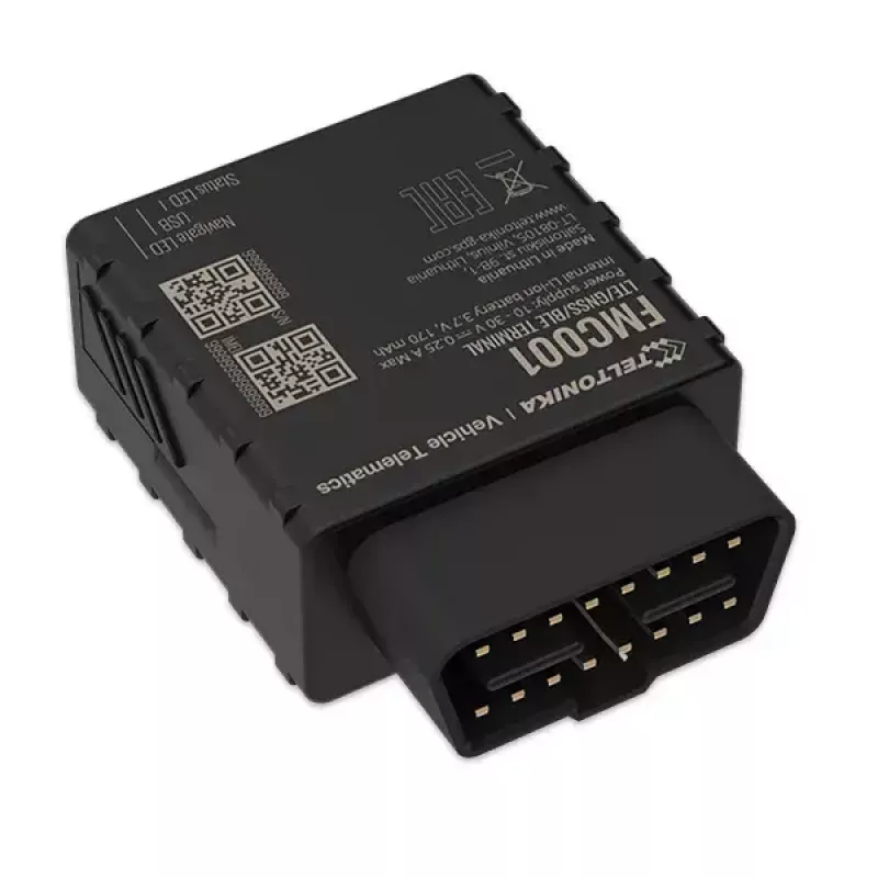 GPS seklys Teltonika FMC001 Automobilinis Juodas 53g
