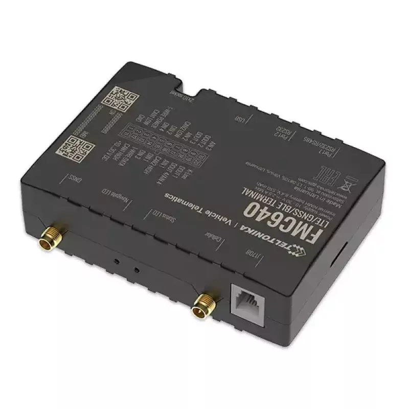 GPS seklys Teltonika FMC640 automobiliui juoda