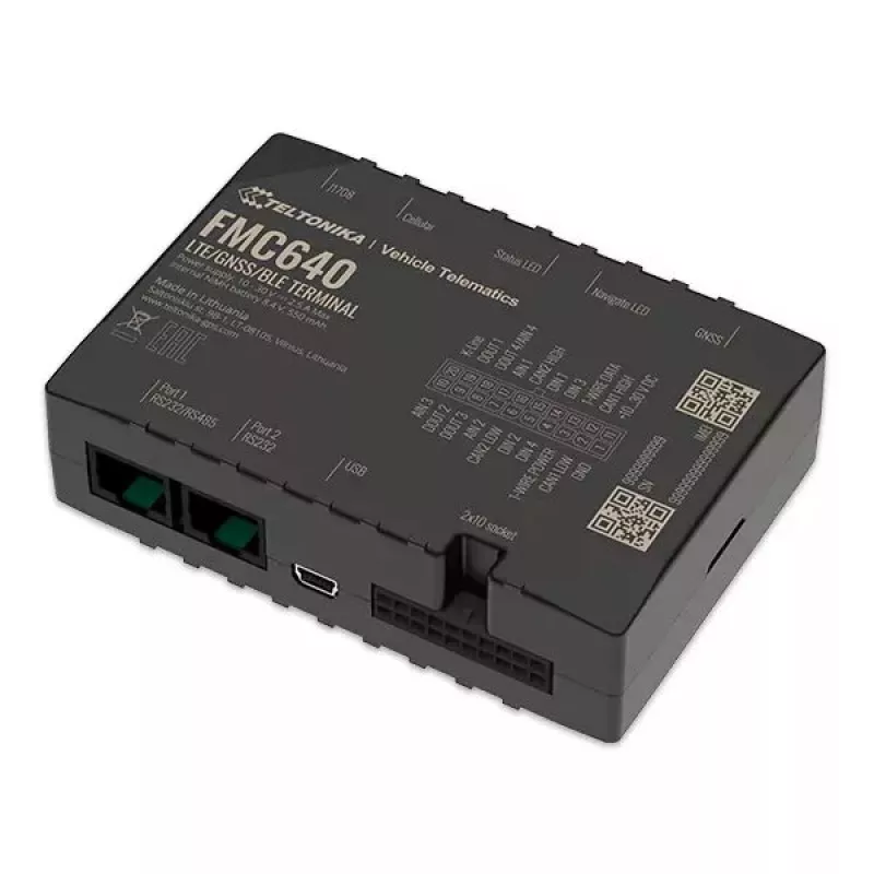 GPS seklys Teltonika FMC640 automobiliui juoda
