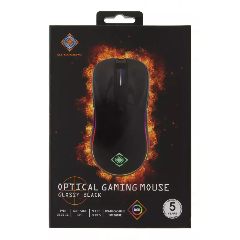 Žaidimų pelė Deltaco GAM-085 USB Type-A