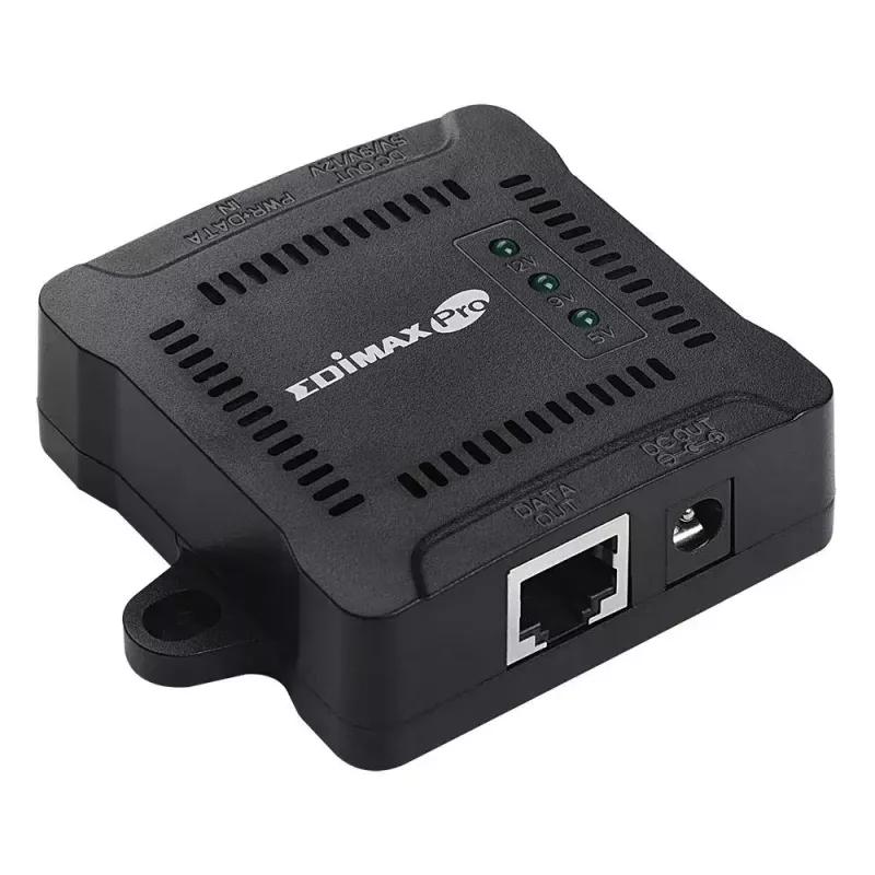 Tinklo skirstytuvas Edimax GP-101ST Power over Ethernet PoE juodas