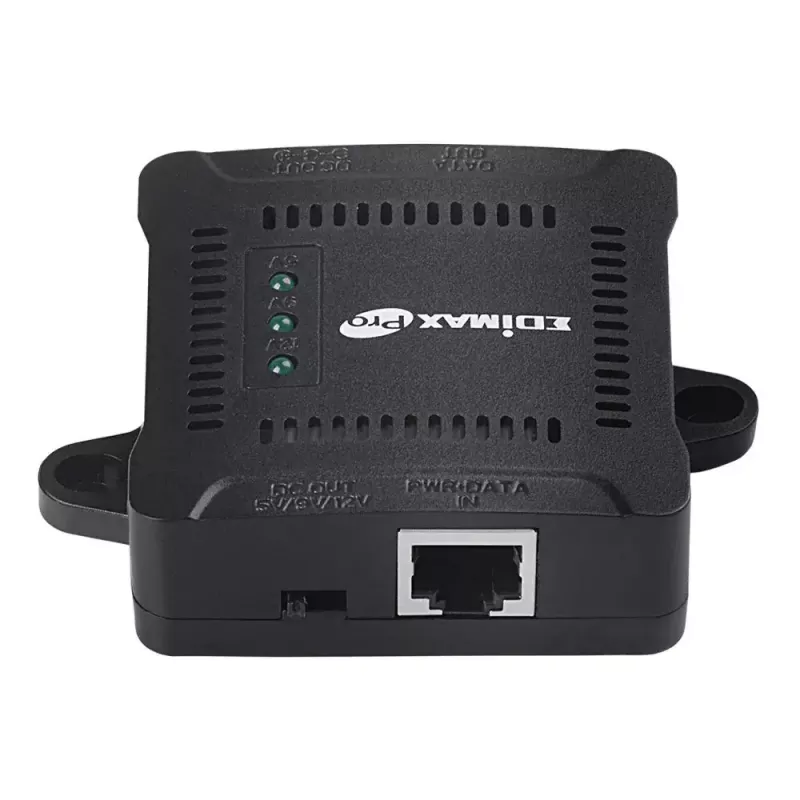 Tinklo skirstytuvas Edimax GP-101ST Power over Ethernet PoE juodas