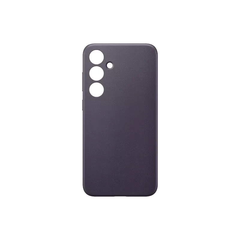 Samsung Galaxy S24 Plus violetinis veganiškos odos dėklas