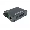 LevelOne RJ45 į SC Gigabit medijos keitiklis, PoE PSE, vienmodis pluoštas, 20 km