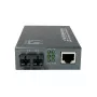 LevelOne RJ45 į SC Gigabit medijos keitiklis, PoE PSE, vienmodis pluoštas, 20 km