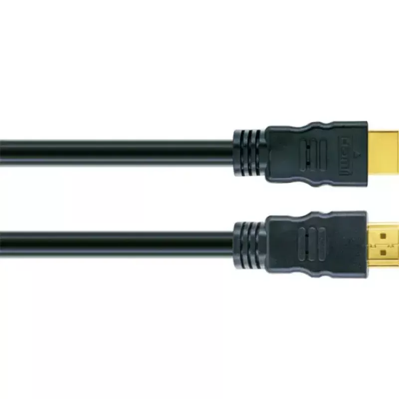 HDMI laidas Schwaiger HDM150 013 15m A tipo juodas auksinis
