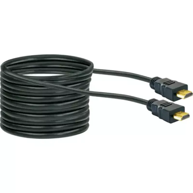 HDMI laidas Schwaiger HDM150 013 15m A tipo juodas auksinis