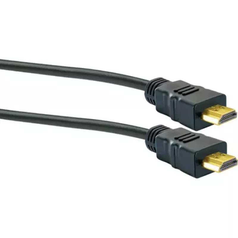 HDMI laidas Schwaiger HDM150 013 15m A tipo juodas auksinis