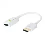 Techly IADAP DP-HDMIFP vaizdo kabelio adapteris 0,2 m DisplayPort HDMI balta