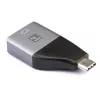 Techly IADAP USBC-DP4K USB grafikos adapteris 3840 x 2160 pikselių Juoda, Sidabrinė
