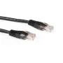 ACT juodas 7 metrų U/UTP CAT6 komutacinis kabelis su RJ45 jungtimis