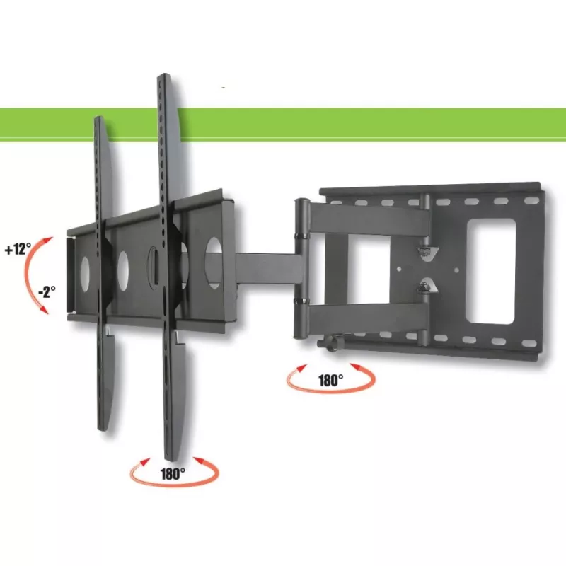 Techly ICA-PLB 148L TV laikiklis/stovas 165,1 cm (65 colių) Juodas