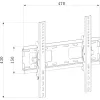 Techly ICA-PLB 231M TV laikiklis / stovas 139,7 cm (55 colių) juoda