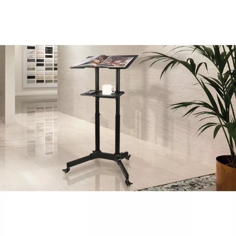 Techly ICA-TB TPM-1BK nešiojamojo kompiuterio stovas juodas