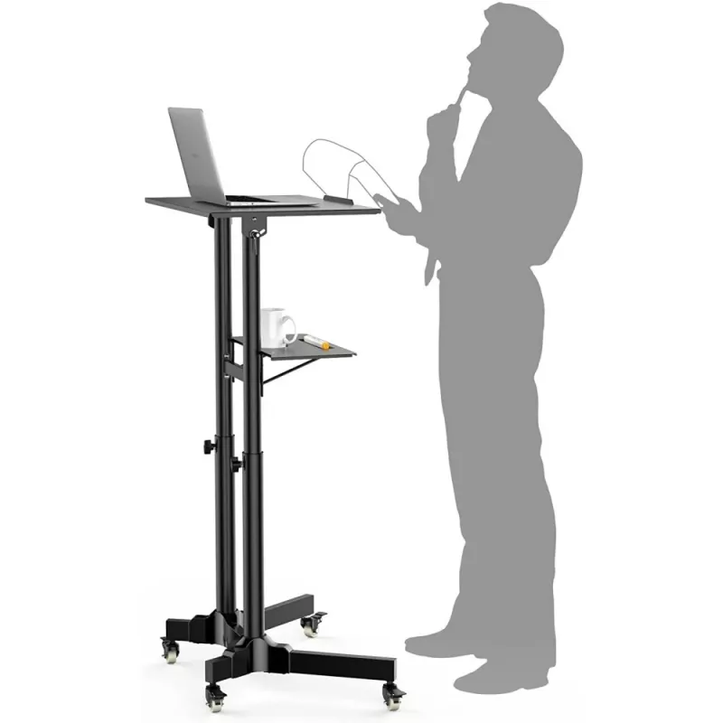 Techly ICA-TB TPM-1BK nešiojamojo kompiuterio stovas juodas