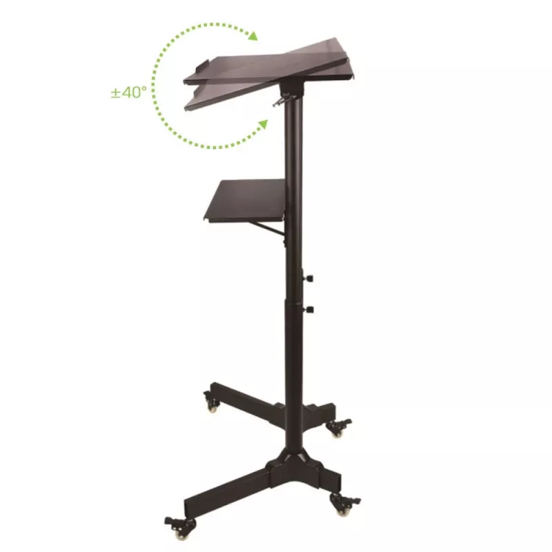 Techly ICA-TB TPM-1BK nešiojamojo kompiuterio stovas juodas