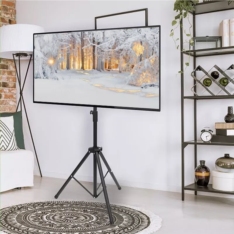 Techly ICA-TR17T iškabų ekrano laikiklis 177,8 cm (70 col.) juodas