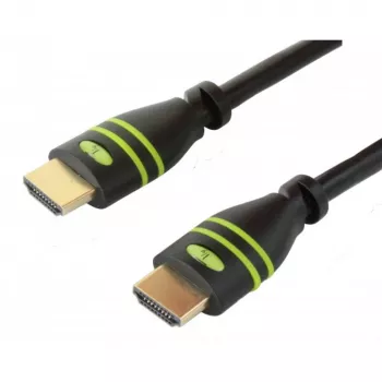 Techly 25m High Speed HDMI kabelis Hook M/M ICOC HDMI-A-250, 25 m, HDMI Type A (Standartinė), HDMI Type A (Standartinė), 4096 x 2160 pikseliai, 3D, Juoda
