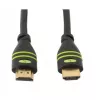 Techly 25m High Speed HDMI kabelis Hook M/M ICOC HDMI-A-250, 25 m, HDMI Type A (Standartinė), HDMI Type A (Standartinė), 4096 x 2160 pikseliai, 3D, Juoda